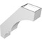 Ekena Millwork 5 1/2-in. W x 22-in. D x 26-in. H Balboa Architectural Grade PVC Knee Brace BRCP055X22X26BOA - alternate 5